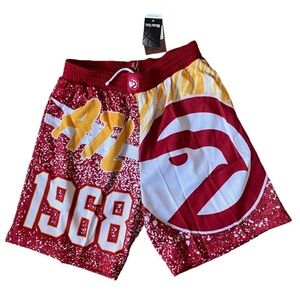 NBA Atlanta Hawks Mitchell and Ness Jumbotron sublimated shorts
